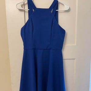 B.Smart Brand Blue Juniors Homecoming Dress